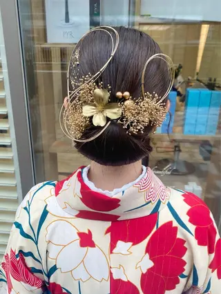 ロング ヘアアレンジ 🧸にしかた ちひろ🧸 / 渋谷のヘアスタイル