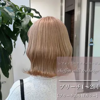ミディアム カラー 🎨ブリーチ職人 店長Takaya🎨のヘアスタイル
