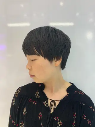 ショート ハッシュカット/ハイ トーン/MANAMIのヘアスタイル