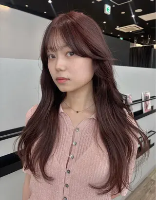 ロング カラー ktwo☆ 暗艶髪☆姫野琳のヘアスタイル