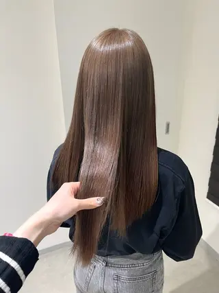 セミロング カラー イロアイヘアー Renのヘアスタイル