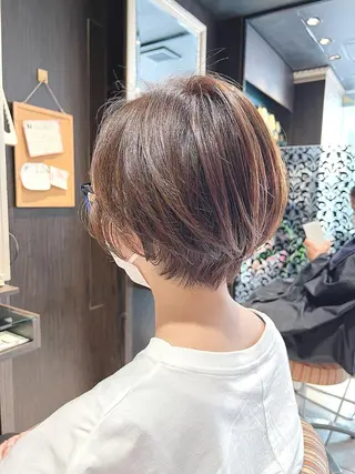 ショート カラー 清水 義久のヘアスタイル