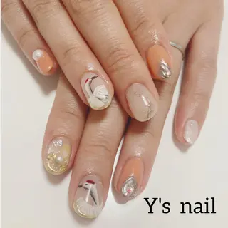ネイル 手書きが得意🖌️ Y’s  nailのネイルデザイン