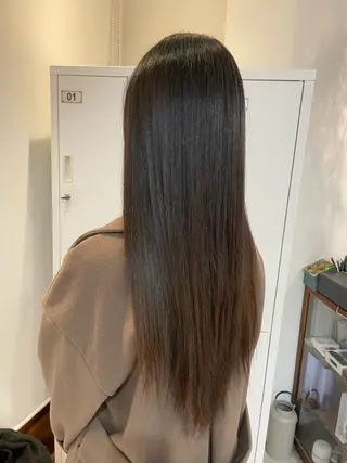 ロング みやした もあのヘアスタイル