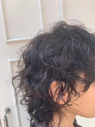 ショート カラー パーマ 🫟Blanco🫟 Color&Careのヘアスタイル