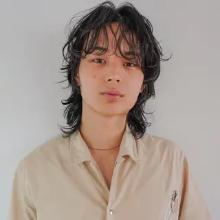 ミディアム パーマ メンズ ◽️モードヘア◽️ SHOUTOのヘアスタイル