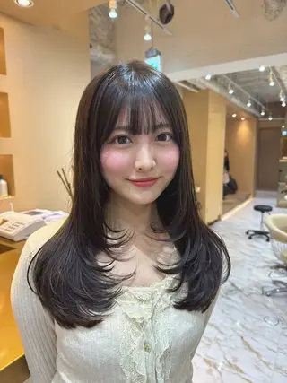 ロング ✨韓国レイヤー特化✨ 髪質改善🧖来輝のヘアスタイル