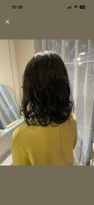 ミディアム パーマ INCE HAIR 梅田　原田　舞夢のヘアスタイル