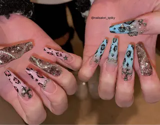 ネイル Spiky とうげ ふうかのネイルデザイン