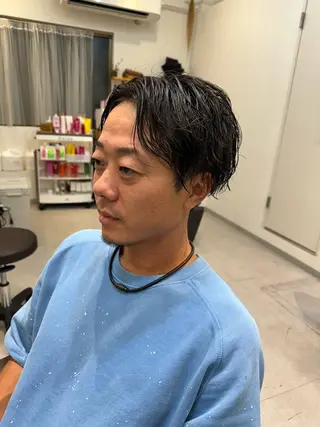 ミディアム メンズ Dxxxx III所属・女性目線の大人 メンズ*Ayakaのヘアスタイル