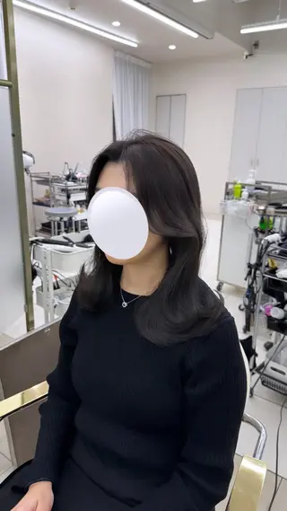 セミロング COA GINZA/ 相澤謙心のヘアスタイル