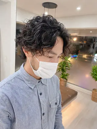 パーマ メンズ 垢抜けのプロ🪄 honoのヘアスタイル