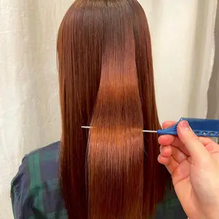 ロング オザキクウガ/ ブリーチ/髪質改善のヘアスタイル