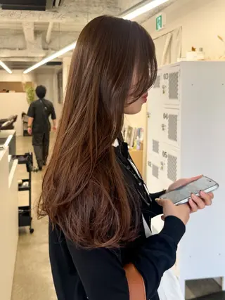 ロング kiji所属・kiji NAHO/ パーマ／久屋大通のヘアスタイル