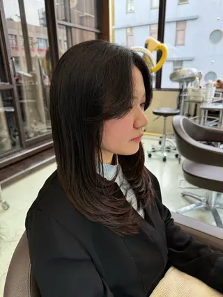 セミロング 小芝涼介/レイヤー /メンズパーマ✂️のヘアスタイル