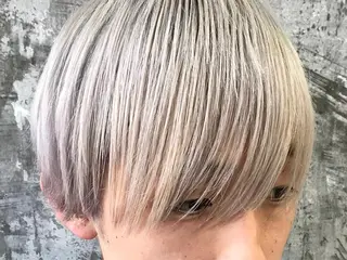 ショート カラー メンズ Piaコータロー ハイトーン&‪ボブのヘアスタイル