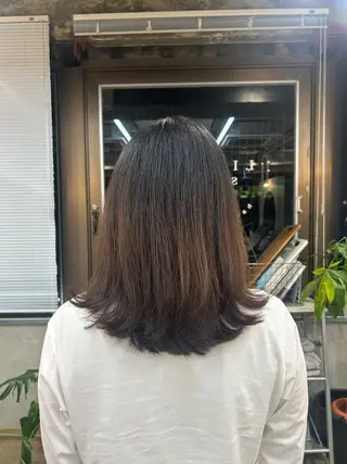 ミディアム サワムラ ソナタのヘアスタイル