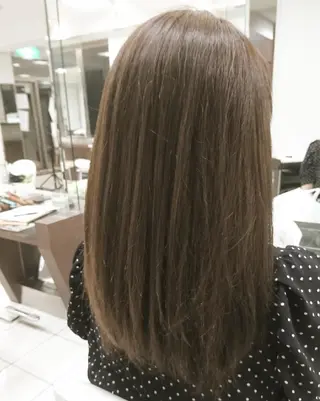 セミロング カラー 💎大人ハイライト 💎上杉一也💎のヘアスタイル