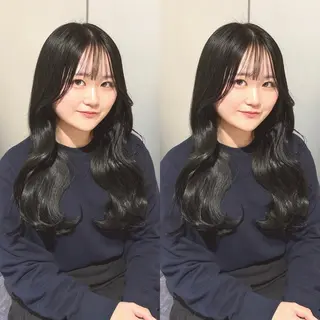 セミロング カラー Minami. 🩵 再現性特化ヘアのヘアスタイル