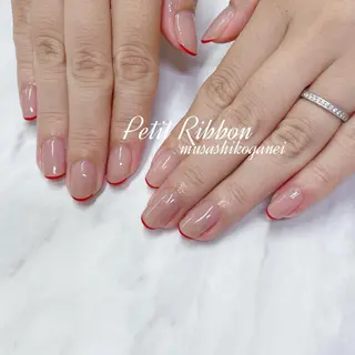 ネイル ネイルPetit Ribbonのネイルデザイン
