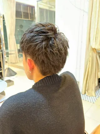 ショート メンズ 岡部 昴瑠/オブヘア銀座のヘアスタイル