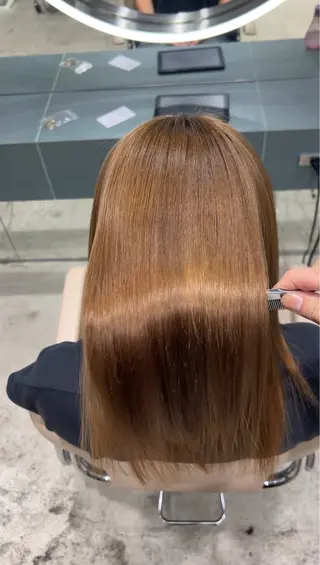 ミディアム ✨髪質改善 縮毛矯正 艶髪 立川 コウキ✨のヘアスタイル