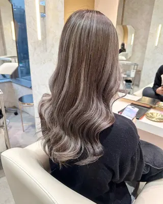 ロング カラー 店長/mao/ 前髪/顔周りカットのヘアスタイル