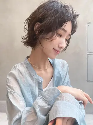 ミディアム カラー 地毛風艶カラー🌿 喜多夏海のヘアスタイル