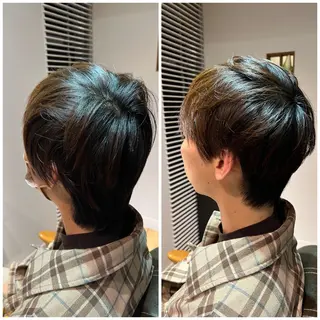 ショート ツキダテ ユイのヘアスタイル