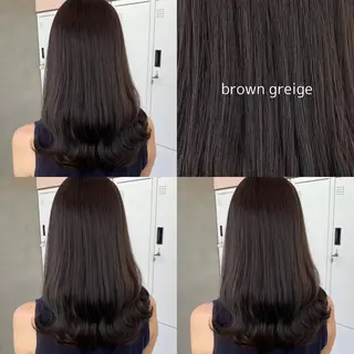 セミロング カラー blink所属・暖色/ブラウン/ 透明感/ゆうかのヘアスタイル