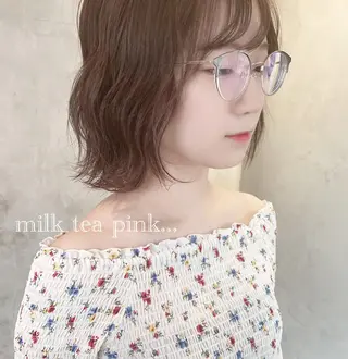 ショート カラー ヘアアレンジ stylist/蛯谷 珠里のヘアスタイル