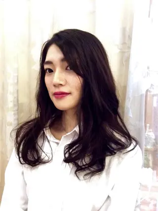 セミロング ロング ROOM所属・髪質改善・縮毛矯正/ 下村陽平のヘアスタイル