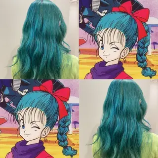 ロング カラー 森谷 大河のヘアスタイル