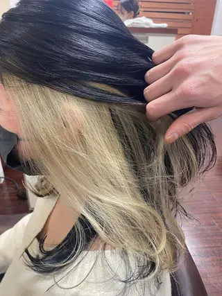 ロング カラー 💎韓国カラー Giness坂下巧のヘアスタイル