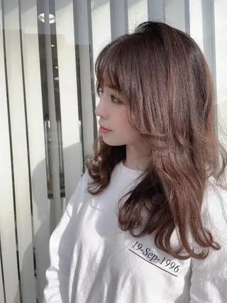 ミディアム パーマ 池袋髪質改善 タニグチのヘアスタイル