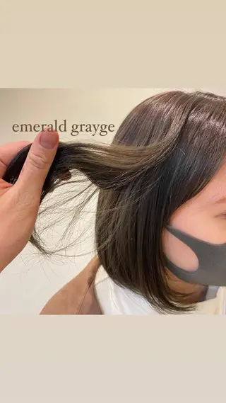 SOLO所属・奈良 彩華のヘアスタイル