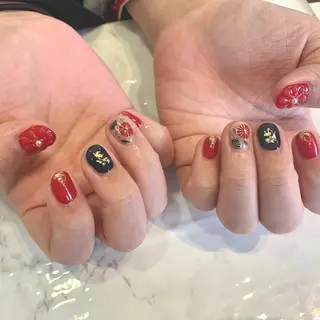 ネイル 岸本 みなみのネイルデザイン