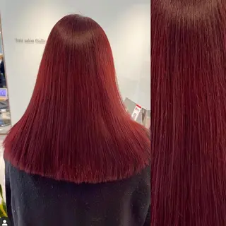 セミロング カラー ヘアアレンジ stylist ◎RUKI.のヘアスタイル