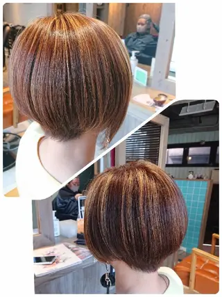 ショート alushe 岡 陽子のヘアスタイル