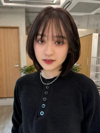 ミディアム カラー レイヤー/柔色 カラー/SAkiのヘアスタイル