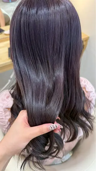 ロング カラー ブリーチなし艶カラー /いくののヘアスタイル