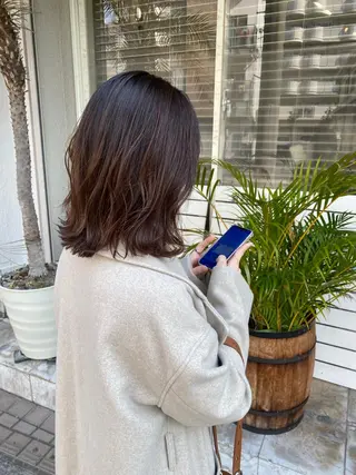 ミディアム 西元 亜由美のヘアスタイル