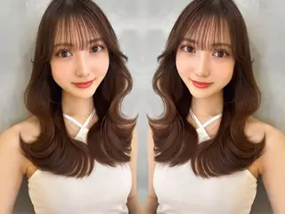 ミディアム カラー ショート/ボブ 岡田洸太のヘアスタイル