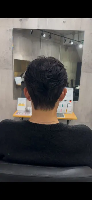 ショート パーマ メンズ タクミ/名駅/栄 メンズ特化型美容師のヘアスタイル