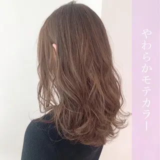 セミロング ♡モテ髪/似合わせ♡ 透明感/JUICE♡のヘアスタイル