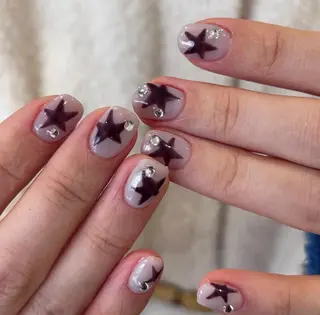 マツエク・マツパ By moonネイル 🌷ワンホン/韓国風のネイルデザイン