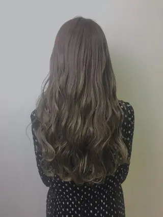 ロング カラー 甲斐 司のヘアスタイル