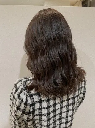 セミロング バレイヤージュモデル 小林匠❤️‍🔥のヘアスタイル