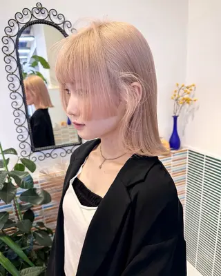 カラー 原宿/ハイトーン ⭐︎airi⭐︎のヘアスタイル