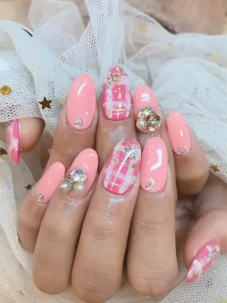 ネイル 長さだし専門店 M2　rikaのネイルデザイン